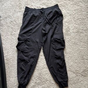 Lululemon Athletica Black Track Pants with Relaxed Fit